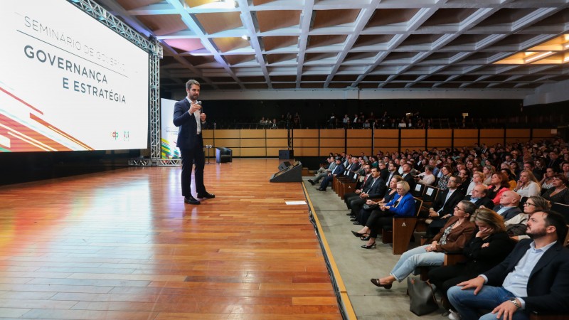 PORTO ALEGRE, RS, BRASIL, 08/04/2019 - Governador Eduardo Leite participa do Seminário de Governo - Governança e Estratégia